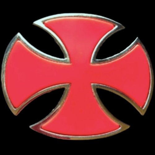 Cross Belt Buckle Knights Templars Crusade Order Malta Crosses Buckles Belts - Buckles.Biz