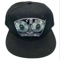DJ Turntables Adjustable One Size Fits All Baseball Embroidered Cap Hat - Buckles.Biz