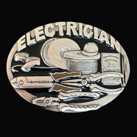 Electrician Worker Tools Electricity Belt Buckle Buckles - Buckles.Biz
