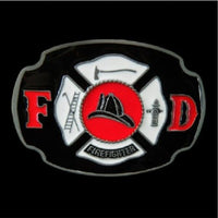 Fd Fire Dept Fireman Firemen Firefighters Crest Belt Buckle Belts Buckles Boucle Pompier - Buckles.Biz