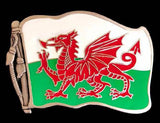 Flag of Wales Y Ddraig Goch The Red Dragon Belt Buckle - Buckles.Biz