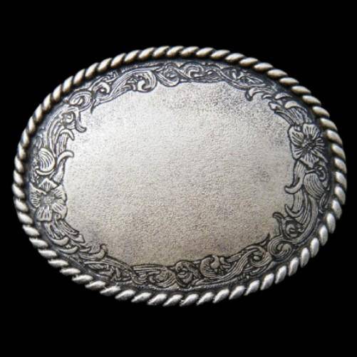 Engravable Buckle Flower Belt Buckle Engravable Blank Floral Cowgirl Cowboy Western Belts ...