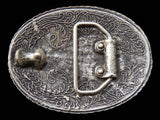 Flower Belt Buckle Engravable Blank Floral Cowgirl Cowboy Western Belts Buckles - Buckles.Biz