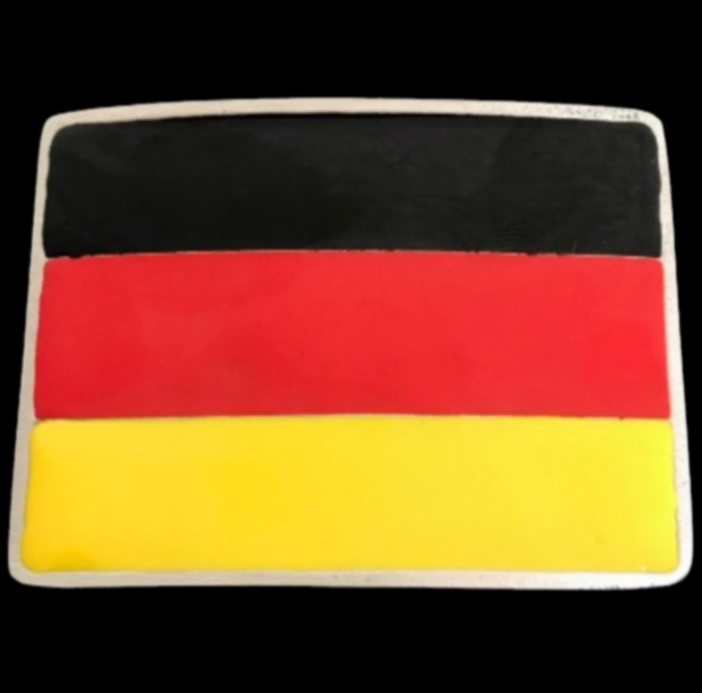 German Flag Deutschland Germany Belt Buckle Buckles - Buckles.Biz