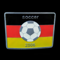 Germany Flag World Soccer Games 2006 Belt Buckle Buckles - Buckles.Biz