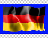 Germany German National Country Waving Pole Flag Soccer - Buckles.Biz