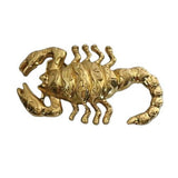 Golden 3D Scorpion Scorpio Sign Cool Belt Buckle - Buckles.Biz