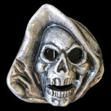 Grim Reaper Belt Buckle Reaper's Skull Skeleton Ghost Halloween Belts Buckles - Buckles.Biz