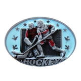 Hockey's Goalie Belt Buckle Ice Hockey Canada National Sport Buckles Belts - Buckles.Biz