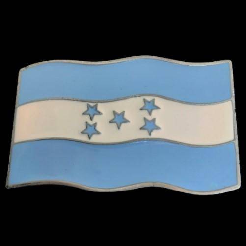 Honduras Honduran Flag Belt Buckle Gulf Caribbean Sea - Buckles.Biz