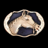 Horse Belt Buckle Western Cowboy Mere Pony Horses Equestrian Belts Buckles - Buckles.Biz