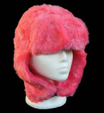 Hot Pink Season Fashion Faux Fur Bomber Hat Ski Winter - Buckles BIZ