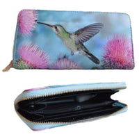 Hummingbird Bird Fashion Women's Zipper Clutch Wallet - Buckles.Biz