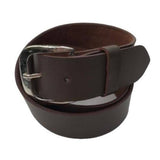 Leather Belt Snap On Removable Buckle Solid Unisex Belts - Buckles.Biz