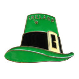 Leprechaun Hat Belt Buckle Ireland St Patrick's Hats Irish Lucky Clover Belts Buckles - Buckles.Biz