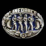 Line Dace Belt Buckle Line dancing Country Music Line Dancing Western Buckles - Buckles.Biz