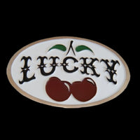 Lucky Cherries Belt Buckle Slot Machine Casino Lottery Game Cherry Buckles Belts - Buckles.Biz
