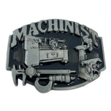 Machinist Belt Buckle Machine Operator Workshop Tool Work Profession Belts Buckles - Buckles.Biz