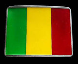 Mali National Flag Drapeau African Flags Belt Buckle Buckles - Buckles.Biz
