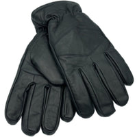 New Genuine Leather Gloves Men's Black Winter Walking Driving 3M Thinsulate - Buckles.Biz