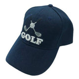 New Golf Golfer Baseball Ball Cap Hat Navy Blue - Buckles.Biz