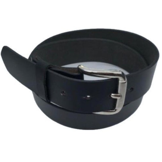 New Plain Leather Belt Snap-On Removable Buckle Solid Unisex - Cool Belt Buckles Shop - Buckles.Biz
