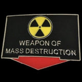 Nuclear Weapon Belt Buckle Weapons Of Mass Destruction Humor Buckles Belts - Buckles.Biz