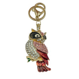 Owl Crystal Keychain Handbag Pendant Car Key Chains Charm - Buckles.Biz