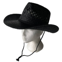 Paper Straw Cowboy Hat Men Women Western Cowgirl Summer Hats - Buckles.Biz