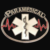 Paramedical French Paramedics EMT Doctors Ambulance Technicians Belt Buckle Buckles - Buckles.Biz
