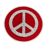 Peace Sign Belt Buckle 60s 70s Peace Love Hippie Era Buckles Belts - Buckles.Biz