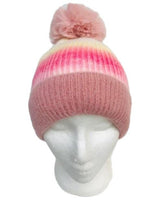 Pom Pom Ball Knit Crochet Baggy Bobble Hat Beanie Ski Cap Winter - Buckles.Biz