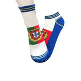 Portugal New Fashion Flags Unisex Ankle Socks Low Cut Crew Casual Sport Cotton - Buckles.Biz
