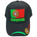 Portugal Portuguese Adjustable One Size Fits All Baseball Embroidered Cap Hat - Buckles.Biz