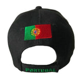 Portugal Portuguese Adjustable One Size Fits All Baseball Embroidered Cap Hat - Buckles.Biz