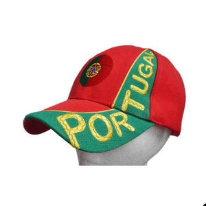 Portugal Portuguese Flag Ball Cap Hat Sport Baseball Casquettes Hats - Buckles.Biz