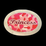 Princess Pink Army Camo Crown Royalty Girl Cool Belt Buckle - Buckles.Biz