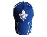 Quebec Canada Fleur De Lys Hat Cap Baseball Blue St. Jean - Buckles.Biz