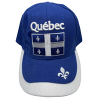 Quebec Flag Hat Cap Baseball Fleur De Lys Lis Casquette - Buckles.Biz