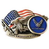 REAL AMERICAN HEROS U.S. AIR FORCE FLAG BELT BUCKLE BUCKLES - Buckles.Biz