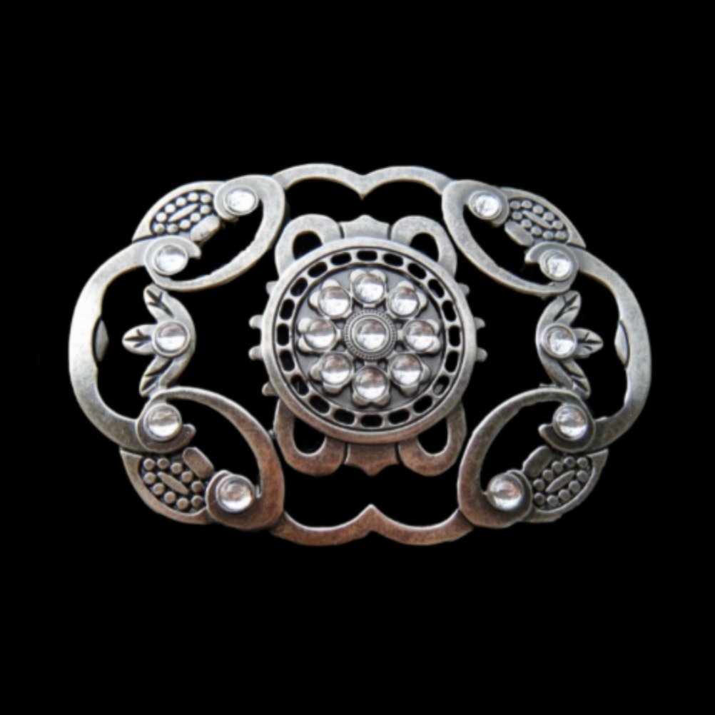 Rhinestone Flower Old Western Girl Women display picture 3