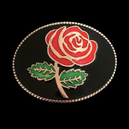 Rose Red Roses Flower Women's Western Belt Buckle - Buckles.Biz