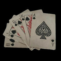 Royal Flush Spades Poker Hand Belt Buckle Buckles - Buckles.Biz