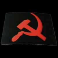 Russia Russian Soviet Flag USSR Communist Socialist Marx Belt Buckles - Buckles.Biz