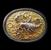 Scorpion Belt Buckle Zodiac Horoscope Golden Scorpions Belts and Buckles - Buckles.Biz