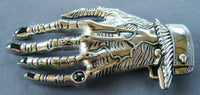 Skeleton Hand Skeletons Hands Black Ring Evil Gothic Belt Buckle - Buckles.Biz