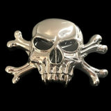 Skull Belt Buckles Jolly Roger Flag Skulls Gothic Party Crossbones Belts Buckles - Buckles.Biz