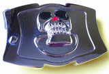 Skull Skeleton Bone Pocket Knife Cool Belt Buckle - Cool Belt Buckles Shop - Buckles.Biz