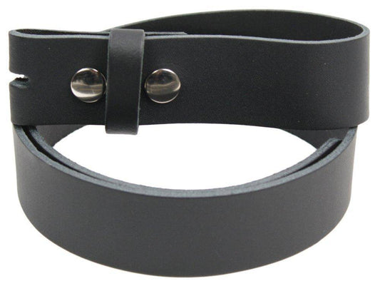 Snap-On Black Genuine Leather Unisex Belt Size 34/36 - Buckles.Biz