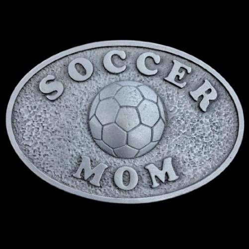 Soccer Mom Belt Buckle Sports Moms Day Gifts Belts & Buckles - Buckles.Biz